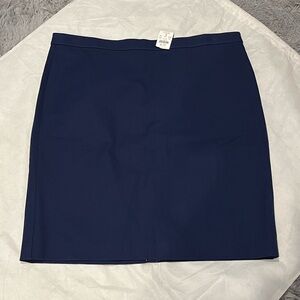 J. Crew Navy Pencil Skirt